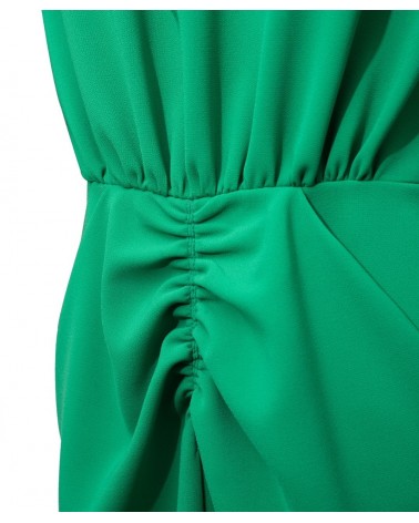 Vestido drap verde