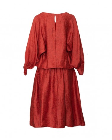 oversized silk dress