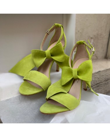 “Ladureé” suede Sandal stiletto heel