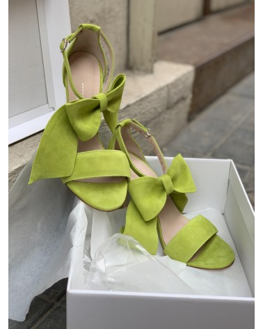 “Ladureé” suede Sandal stiletto heel