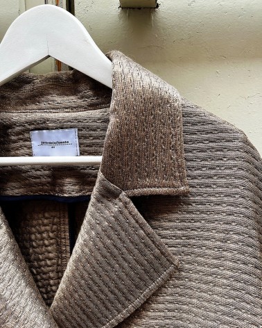 Wool and silk coat