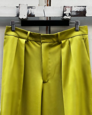 Oliveoil crepe Trouser
