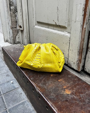 Yellow Croissant bag