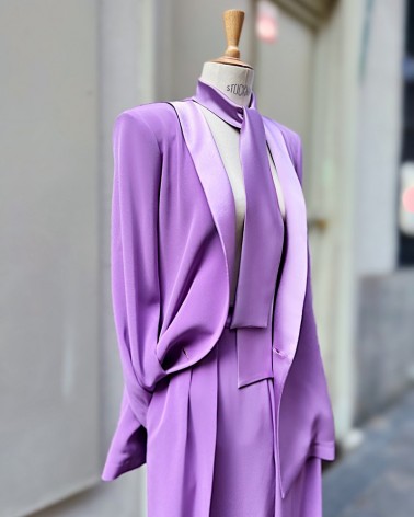 Tuxedo suit Lilac