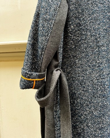 Silk and wool mix Coat