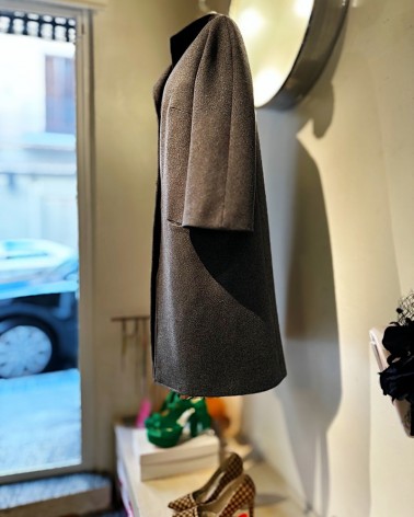 japanese cut sleeve gray Coat