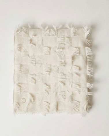 Woven throw cashemere Ivory