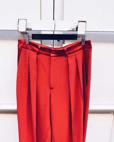 deep red Tailoring maculine trousers