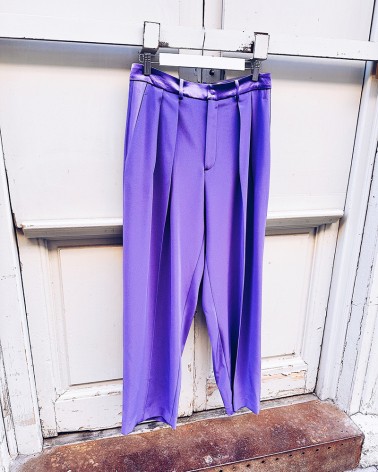 Tailoring maculine Violet trousers
