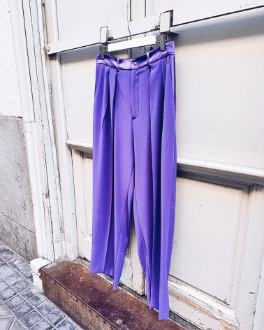 Tailoring maculine Violet trousers