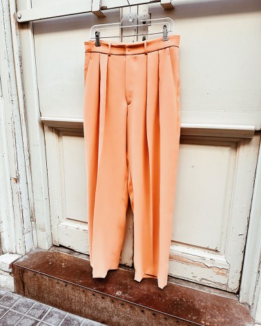 peach fuzz  tone Tailoring  trousers