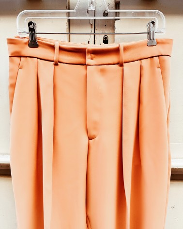 peach fuzz  tone Tailoring  trousers