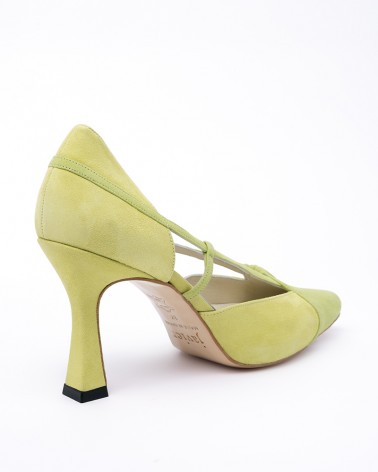 Pumps tacón semi-carrete plataforma lima