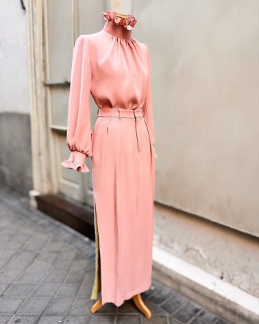 Falda raya marcada Rose