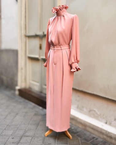 Falda raya marcada Rose