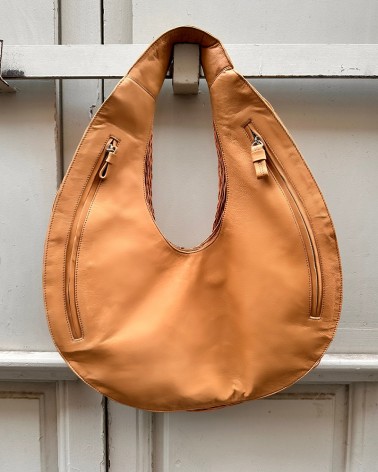 BIVALDA SHOULDER BAG (BIG SIZE)NUDE