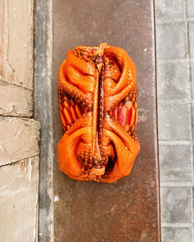 Bolsito Cruasán Tangerine/Black