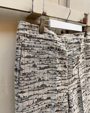 Pantalón cropped  lurex