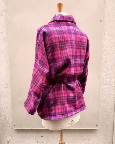 Pinky checks 3/4 jacket