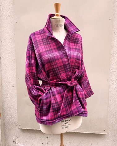 Pinky checks 3/4 jacket