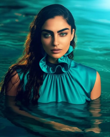 Blusa gorguera piel de angel