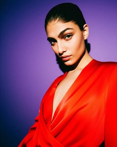 Blusa Satén mandarina