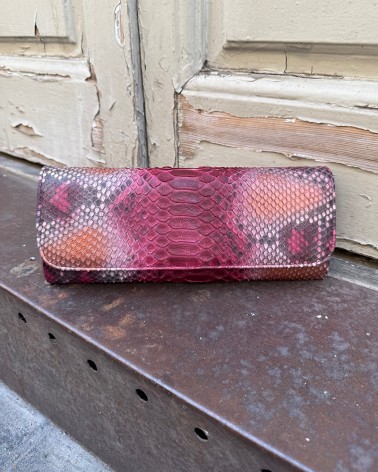 Bolso "Baguette" en  piel de Pitón