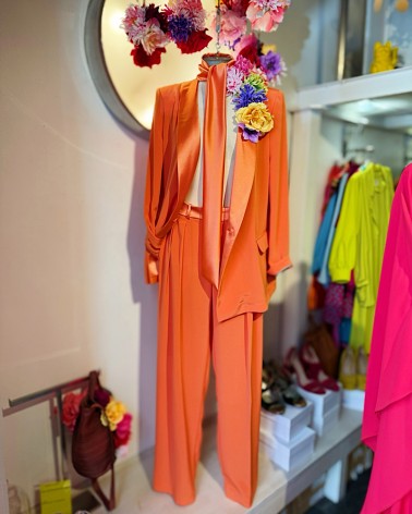 Tuxedo suit Tangerine