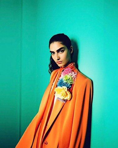 Chaqueta Smoking Mandarina