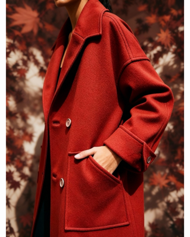 Cocoon line soft Coat